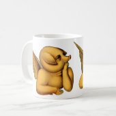 Mug Flying Angel Pigs with wings Imaginaire Animaux Ar (Devant gauche)