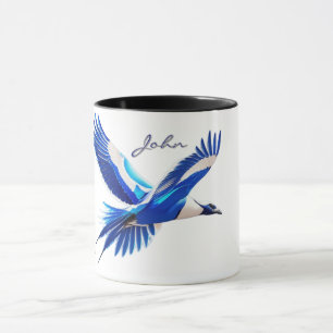 Mug Flying Blue Bird
