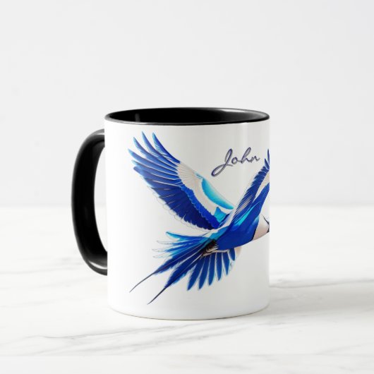 Mug Flying Blue Bird (Devant gauche)