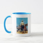 Mug Flying Cowboy par Mead Schaeffer (Gauche)