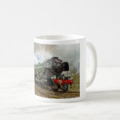 Mug Flying Scotsman oil Illustration peinte (Devant droit)
