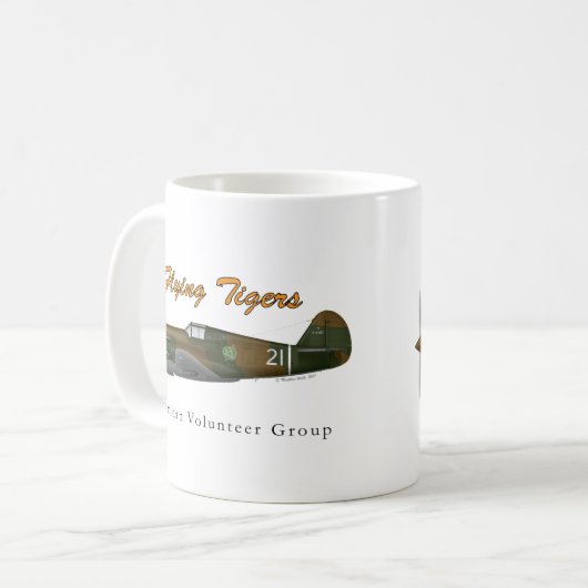 Mug Flying Tigers P-40B (Devant gauche)