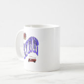 Mug Flynn, Nom, Logo Avec Camions De Feu, (Devant gauche)