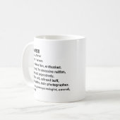 Mug Foamer - Vapeur Diesel Railfan passionné de train (Devant gauche)