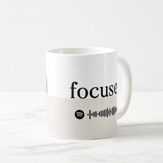Mug Focalisation + Spotify Playlist (Devant droit)