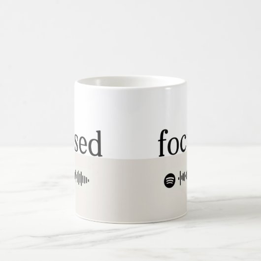 Mug Focalisation + Spotify Playlist (Centre)