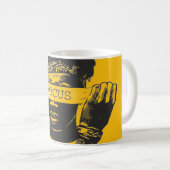 Mug Focus Blindfold Motivational Street Art Illustrati (Devant droit)