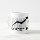 Mug Focus sur les objectifs : Inspiration motivationne (Devant gauche)
