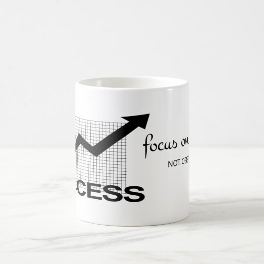 Mug Focus sur les objectifs : Inspiration motivationne (Centre)