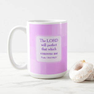 Mug Foi biblique violette légère Inspirationnelle