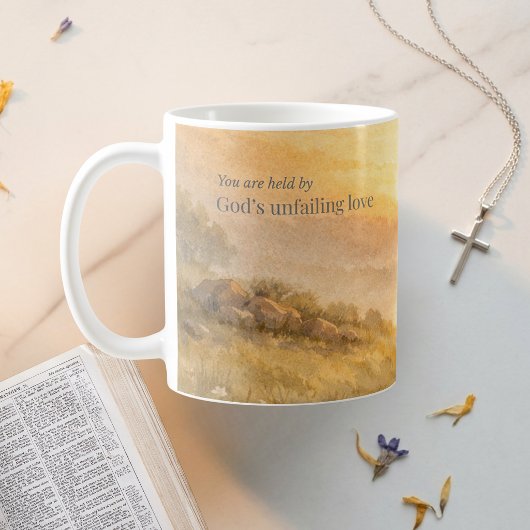 Mug Foi chrétienne de l'amour inaltérable de Dieu