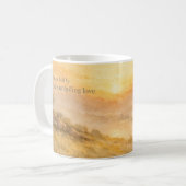 Mug Foi chrétienne de l'amour inaltérable de Dieu (Devant gauche)