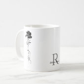 Mug Foi chrétienne personnalisée Floral (Devant gauche)