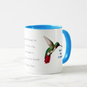 Mug Foi Colibri personnalisé (Devant droit)