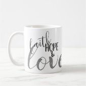 Mug foi, espoir & amour (Gauche)