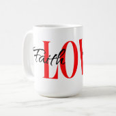 Mug Foi espoir amour (Devant gauche)