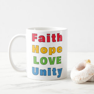 Mug Foi Espoir Amour Unité