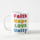Mug Foi Espoir Amour Unité (Gauche)