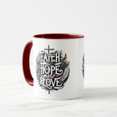 Mug Foi, Espoir et Amour (Devant gauche)