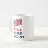 Mug Foi Famille Liberté (Devant gauche)