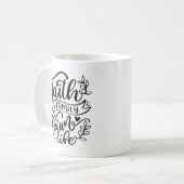 Mug Foi Famille & Vie Agricole Bible Verse (Devant gauche)