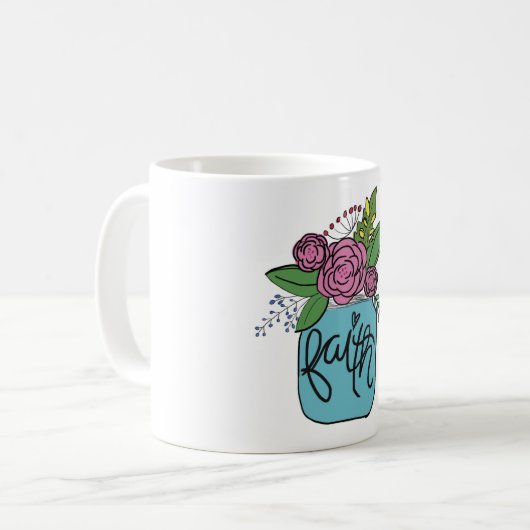 Mug Foi Jus Floral (Devant gauche)