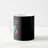 Mug Foi papillon Espoir Aimer Leucémie Sensibilisation (Devant gauche)