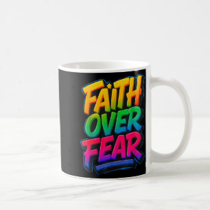 Mug Foi sur la peur Femmes Hommes Chrétiens Inspiratio