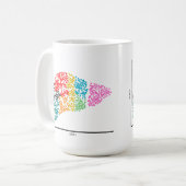 Mug Foie génomique à une seule cellule (Devant gauche)