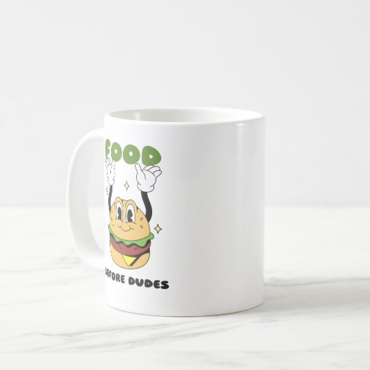 Mug Foie - Nourriture Drôle Avant Les Mecs (Devant gauche)