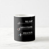 Mug Foil Is Art Fencing Fencer Epee Fencing (Centre)