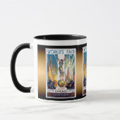 Mug Foire Mondiale de Chicago 1933 - Art Déco Retro Vi (Gauche)