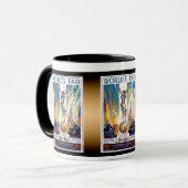 Mug Foire Mondiale de Chicago 1933 - Art Déco Retro Vi (Devant gauche)