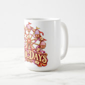 Mug Foire Rose Roue de Ferris Carnaval (Devant droit)