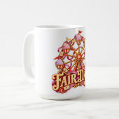 Mug Foire Rose Roue de Ferris Carnaval (Devant gauche)