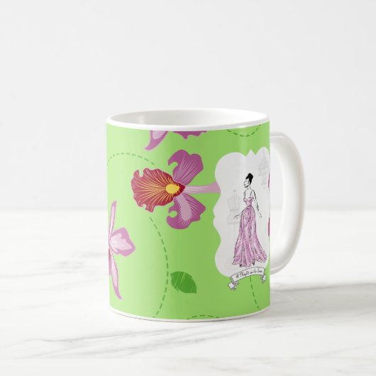 Mug Fois à Paris Illustration de mode (Devant droit)