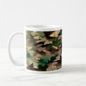 Mug Foliage Abstrait Dans Les Tons Automatiques (Gauche)