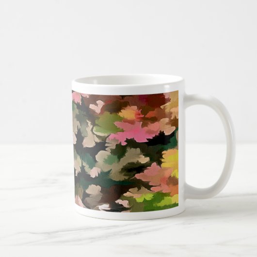 Mug Foliage Abstrait Dans Les Tons Automatiques (Droite)