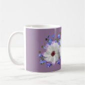 Mug Foliage Daisy Oubliez-moi pas sur Lavender Arrière (Gauche)