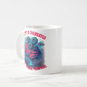 Mug Folie de mise à niveau de la réalité surévaluée (Devant gauche)