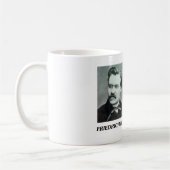 Mug Folie de Nietzsche rare dans la citation de (Gauche)