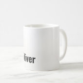 Mug Folie du matin : Café d'abord, questions plus tard (Devant droit)