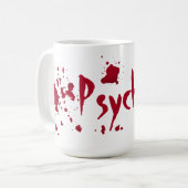 Mug Folie psychopathe Halloween (Devant gauche)