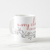 Mug Folithe de Noël et baies (Devant gauche)