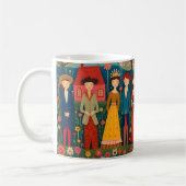 Mug Folk Art People et Little Village (Gauche)