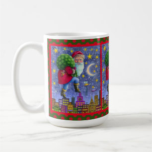 MUG FOLK ST. TOILETTES NICK SUR TOITS AVEC SAC DE JOUE