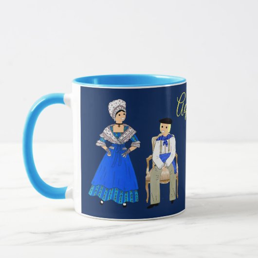 Mug Folklore d'Aquitaine, France (Gauche)