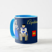 Mug Folklore d'Aquitaine, France (Devant gauche)