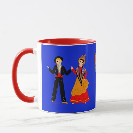 Mug Folklore du Pays Basque, France (Gauche)