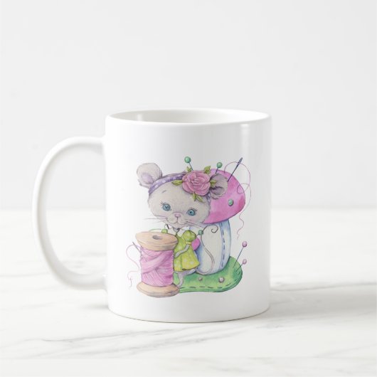 Mug folle couturière (Gauche)